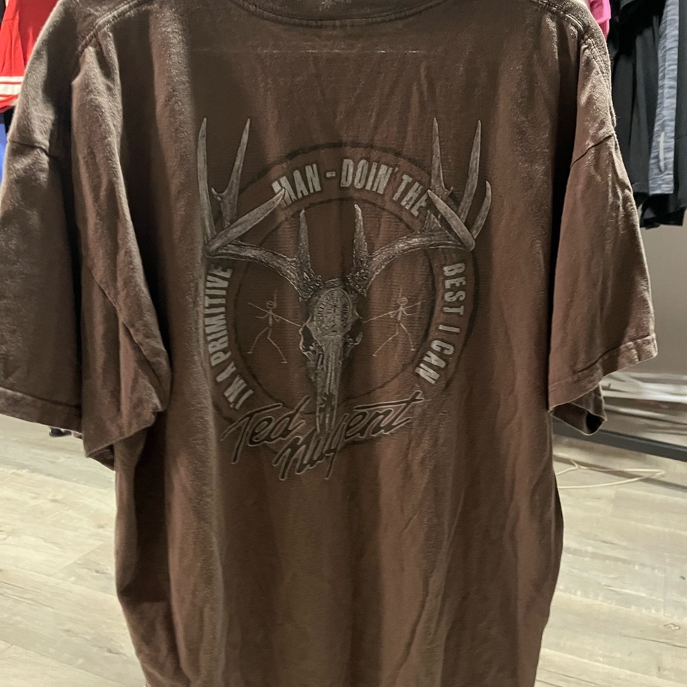 Ted Nugent Brown XL T-shirt